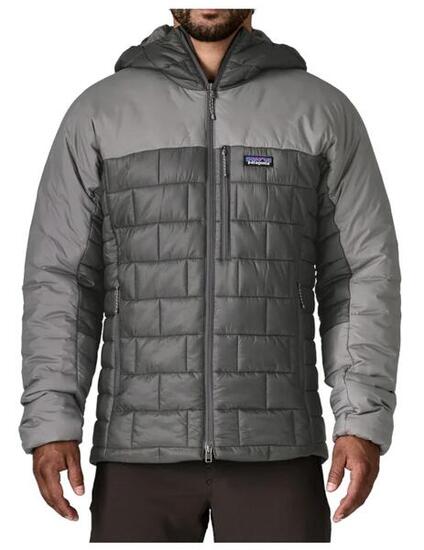 Chaqueta acolchada para Hombre Patagonia Hi-loft nano puff hoody Gris