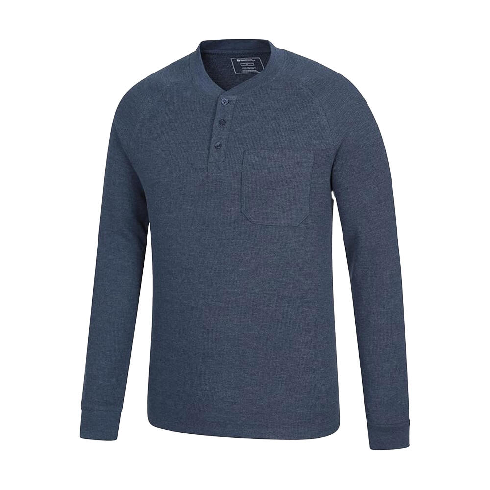 Tshirt Manches Longues SELBY Homme (Bleu Marine) 3/3