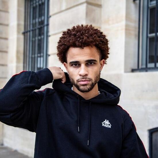 Sweat à capuche Kappa modèle MADISONR09 pour homme