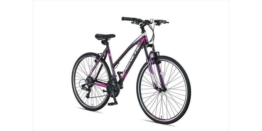 Altec dames stadsfiets 52 cm, 28" - aluminium, 21-speed 3/6
