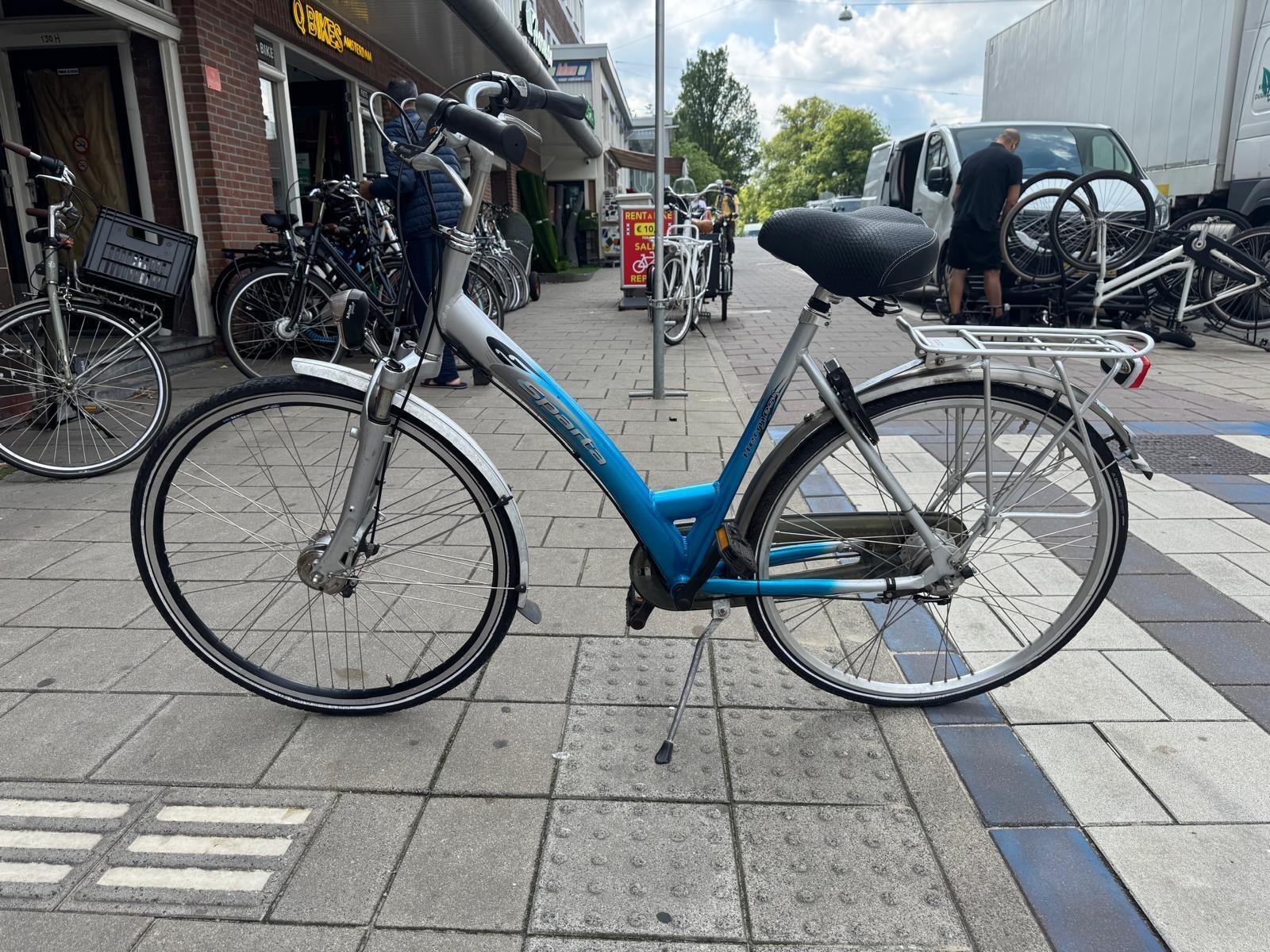 Sparta Hermes cityfiets, 57 cm, metal/grijs 4/5