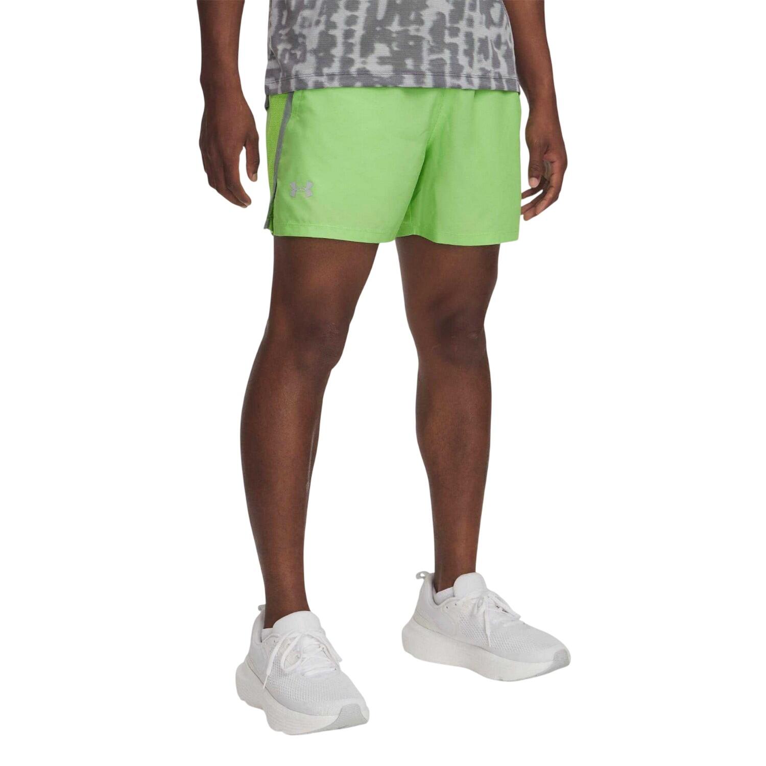 UNDER ARMOUR Mens Launch Shorts (Green)