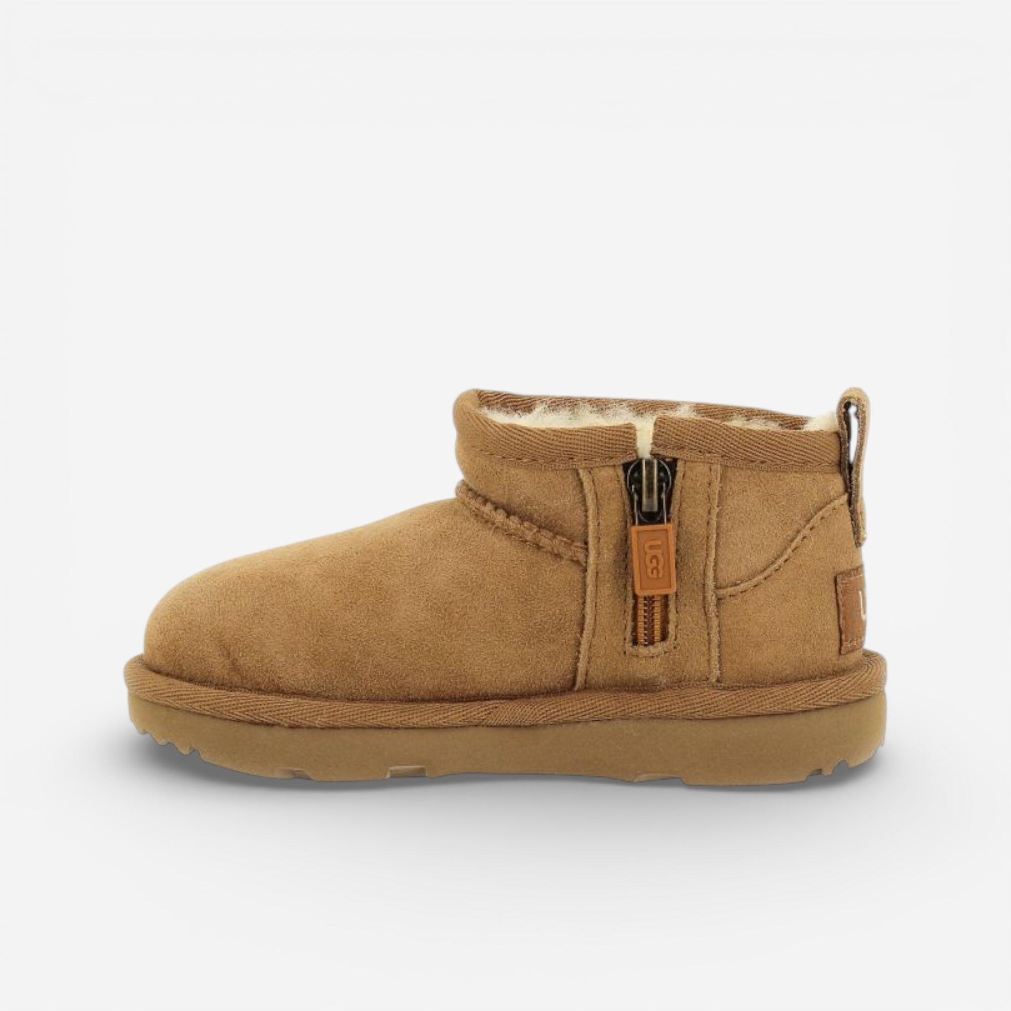 UGG Classic Ultra Mini Dazzle Chestnut (Toddler) 2/4