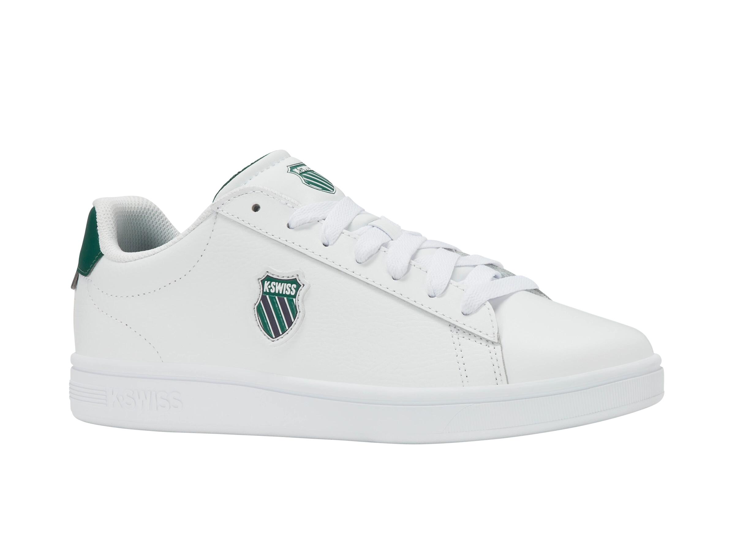 K-SWISS Court Shield II herensportsschoen, wit, lage schacht 2/7