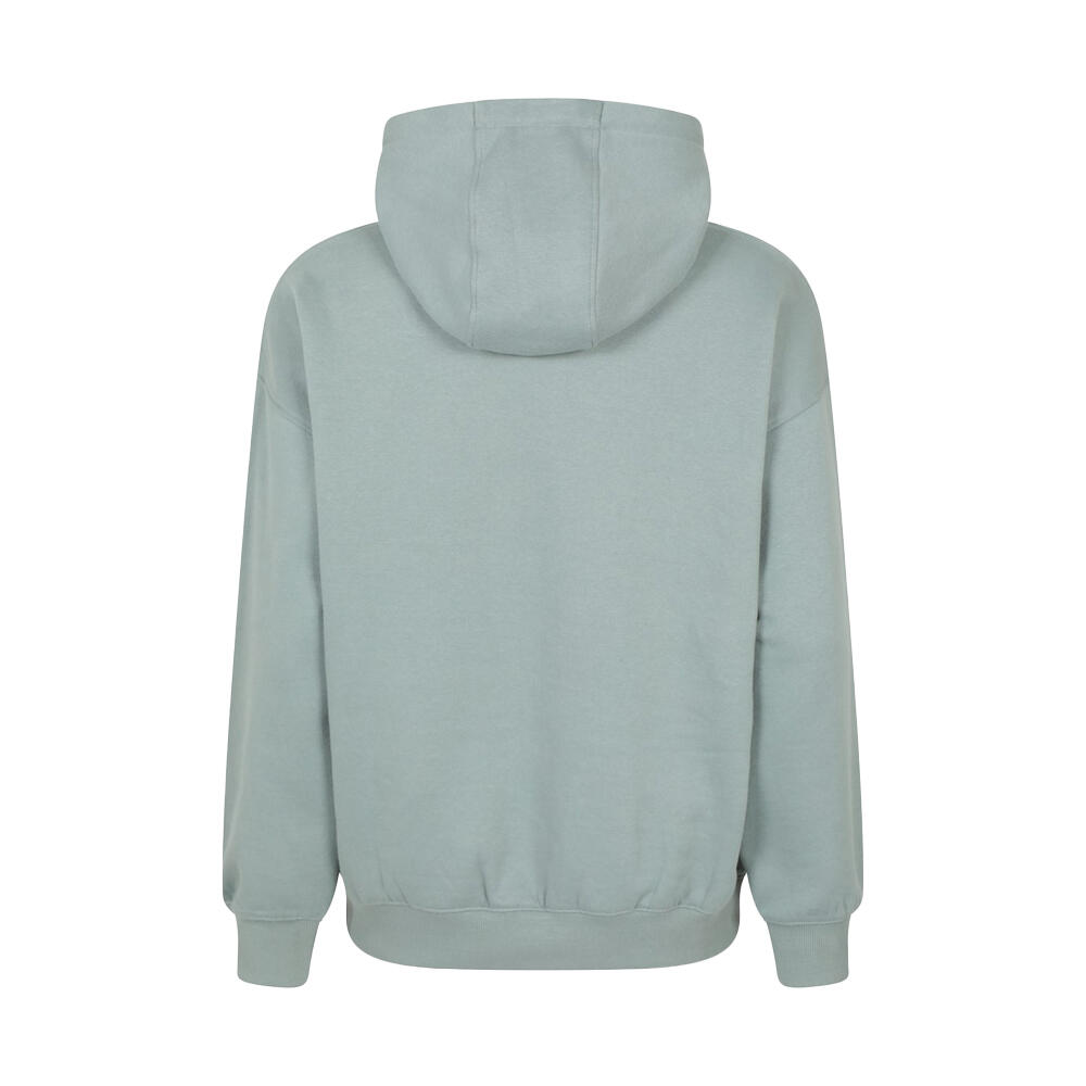 Womens/Ladies Fern Slogan Relaxed Fit Hoodie (Khaki Green) 2/4