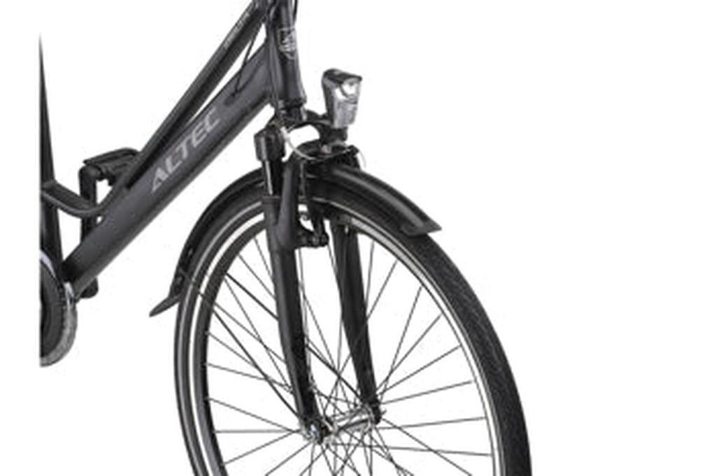 Altec stadsfiets dames, Shimano Nexus 3-speed, aluminium, zwart 4/6