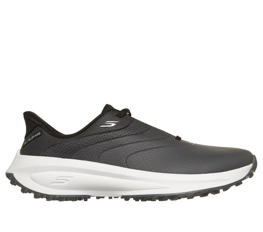 Skechers Damen-Golfschuhe, wasserdicht, zum Hineinschlüpfen, Schwarz 1/6