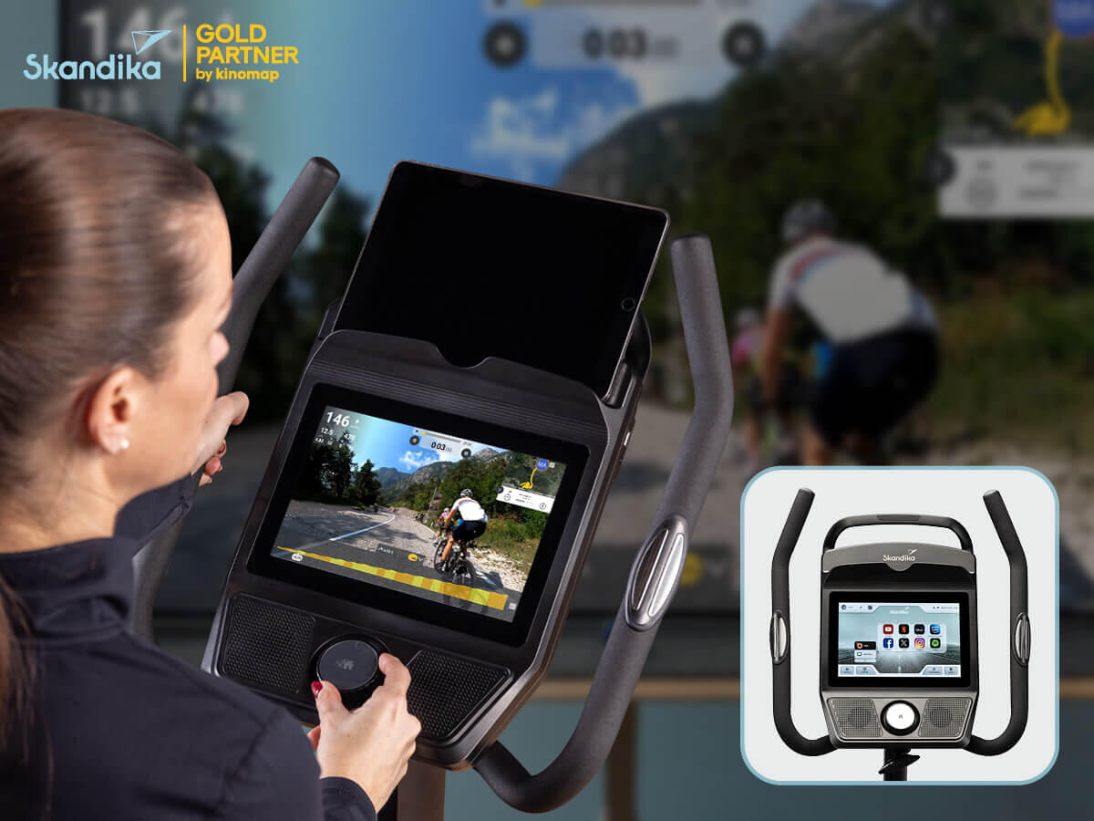 Ergometer Cykling P15 Touchscreen, Heimtrainer Fahrrad mit LCD Touch Display 3/7