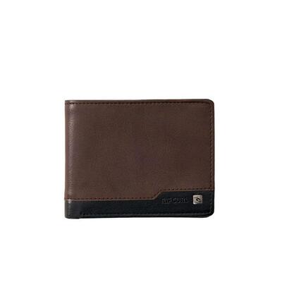 Portefeuille heren rip curl ridge pu all day bruin