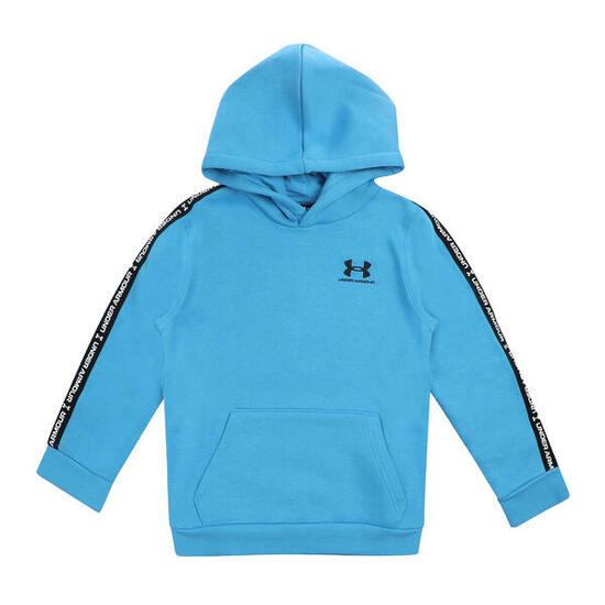 Felpa Con Cappuccio Icona Pile Nastratura Bambini Under Armour Blu