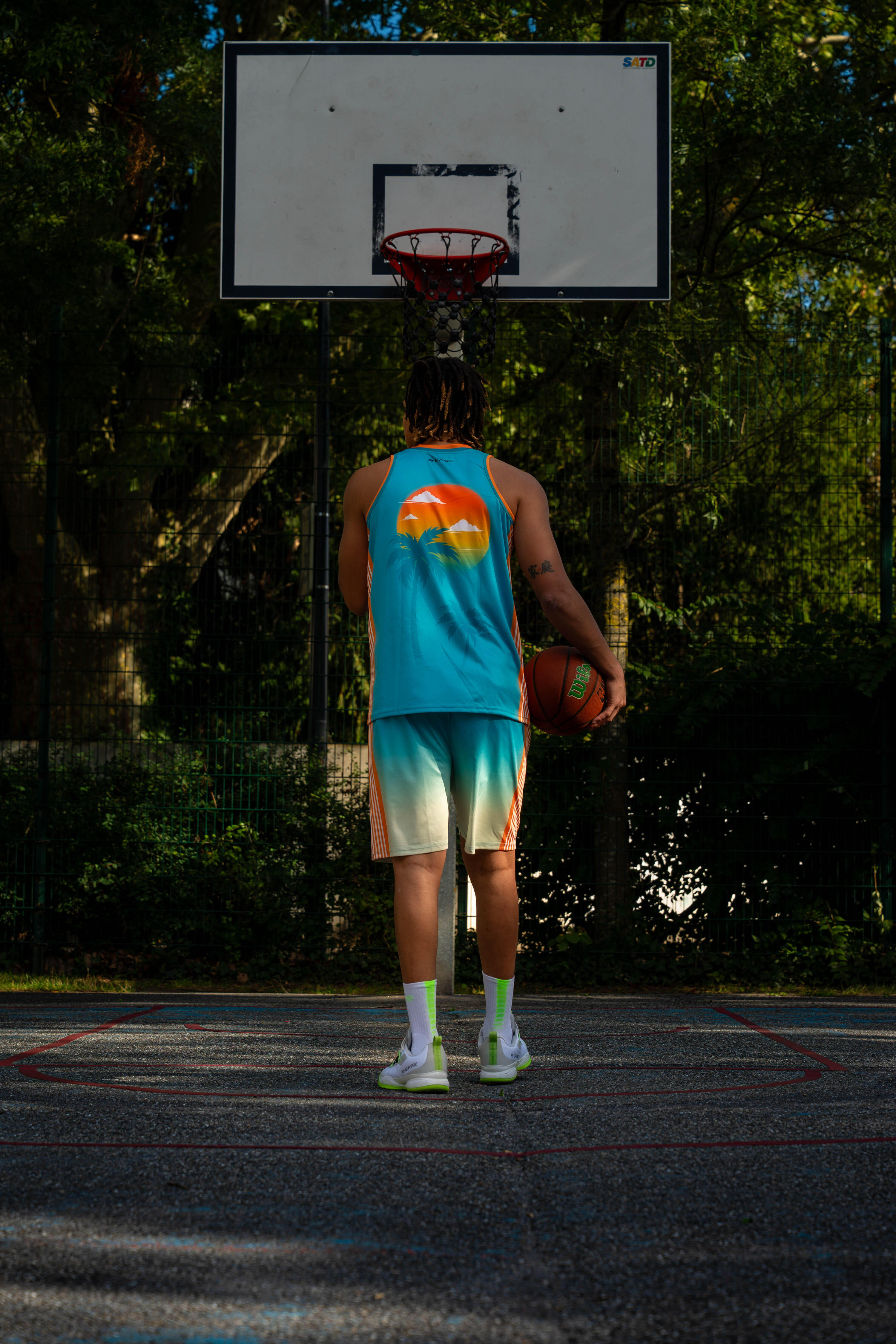 Short de basketball West Coast 5/6