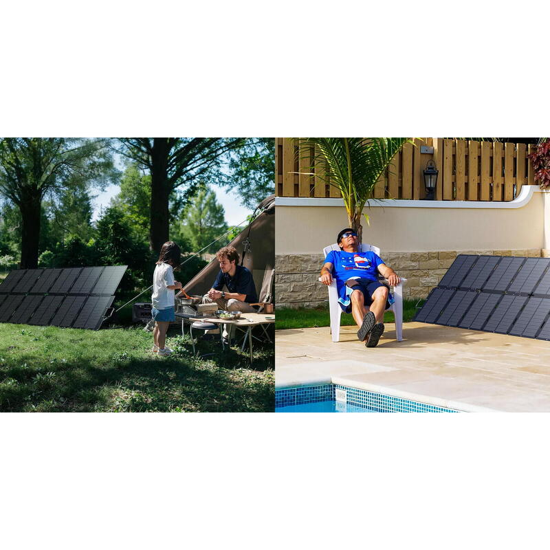 Panou solar bifacial BLUETTI SORA 500, 500 W pentru AC200PL/AC270P/AC180P