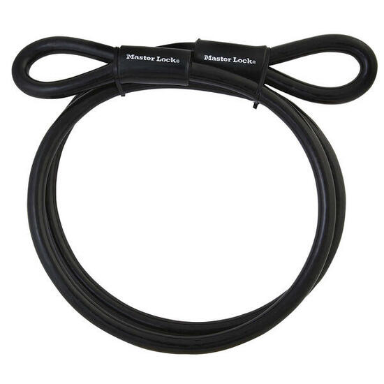 Master Lock 49EURD Câble Antivol avec deux Boucles, 3 m