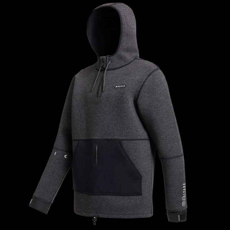 Veste Néoprène Homme 3 mm MYSTIC Voltage Sweat – Gris – Coupe-Vent & Résistante 5/5