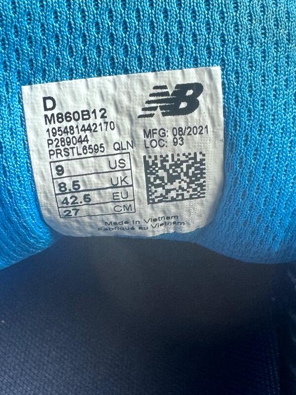 Entre Particuliers - New Balance Fresh Foam 860v12 Blue Running 7/7