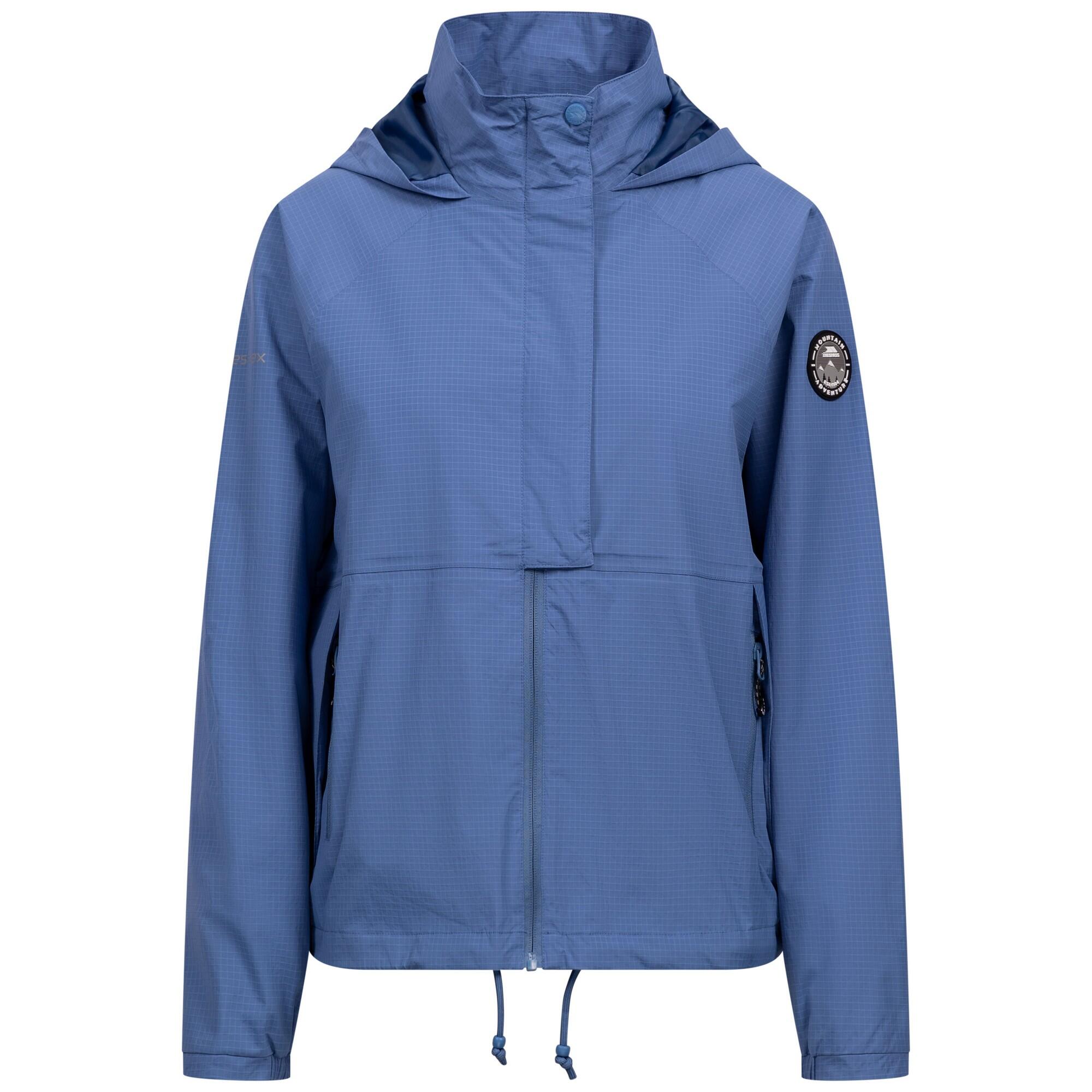 TRESPASS Womens/Ladies Erskine Waterproof Jacket (Coastal Blue)