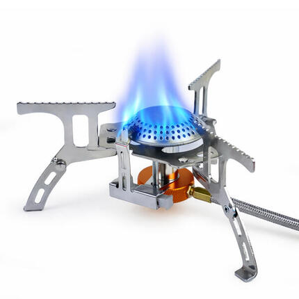 Réchaud à gaz pliable 2200W - Adaptateur et sac de transport inclus