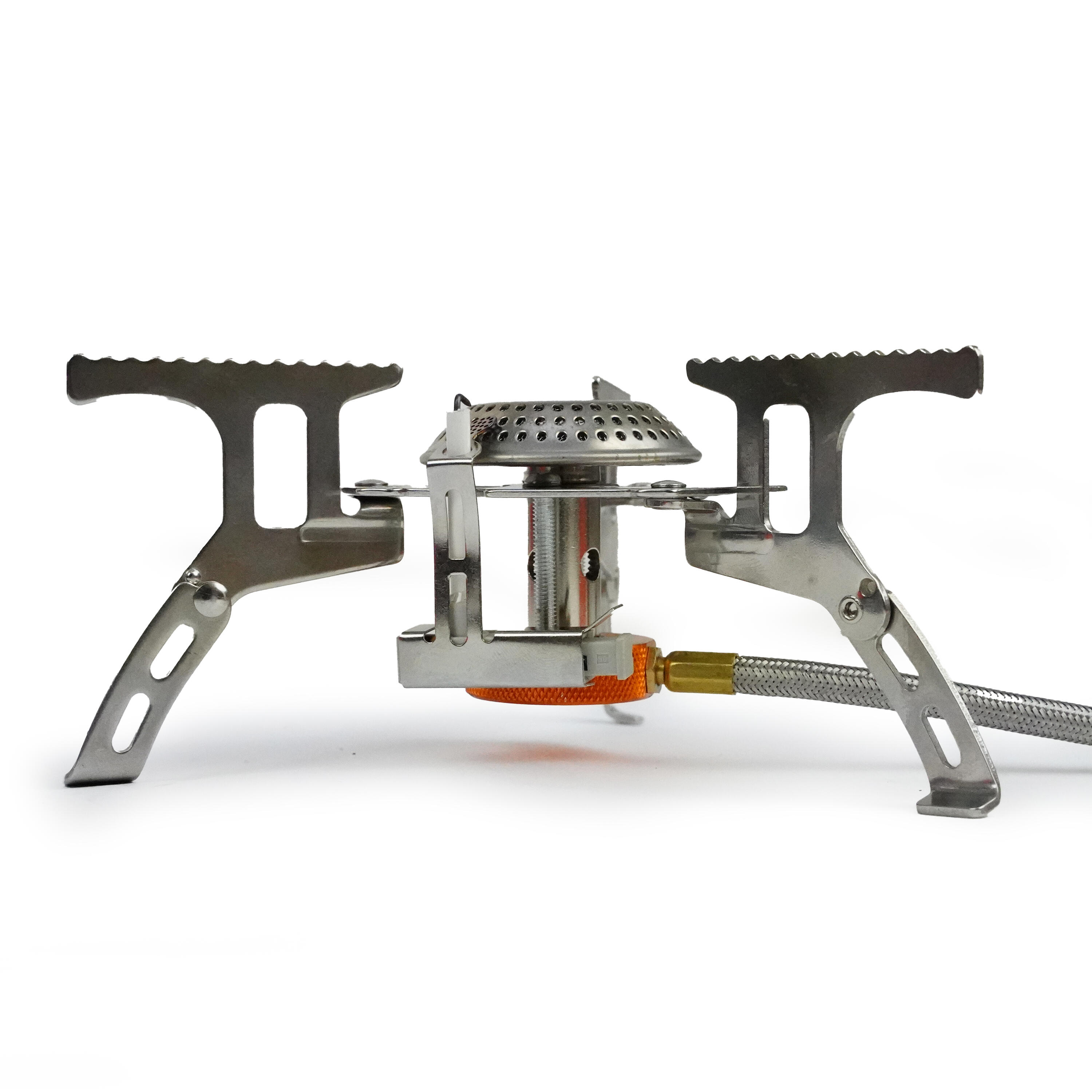 Queimador a Gás Dobrável 2200W c/ Conector + 4 Cartuchos 6/7