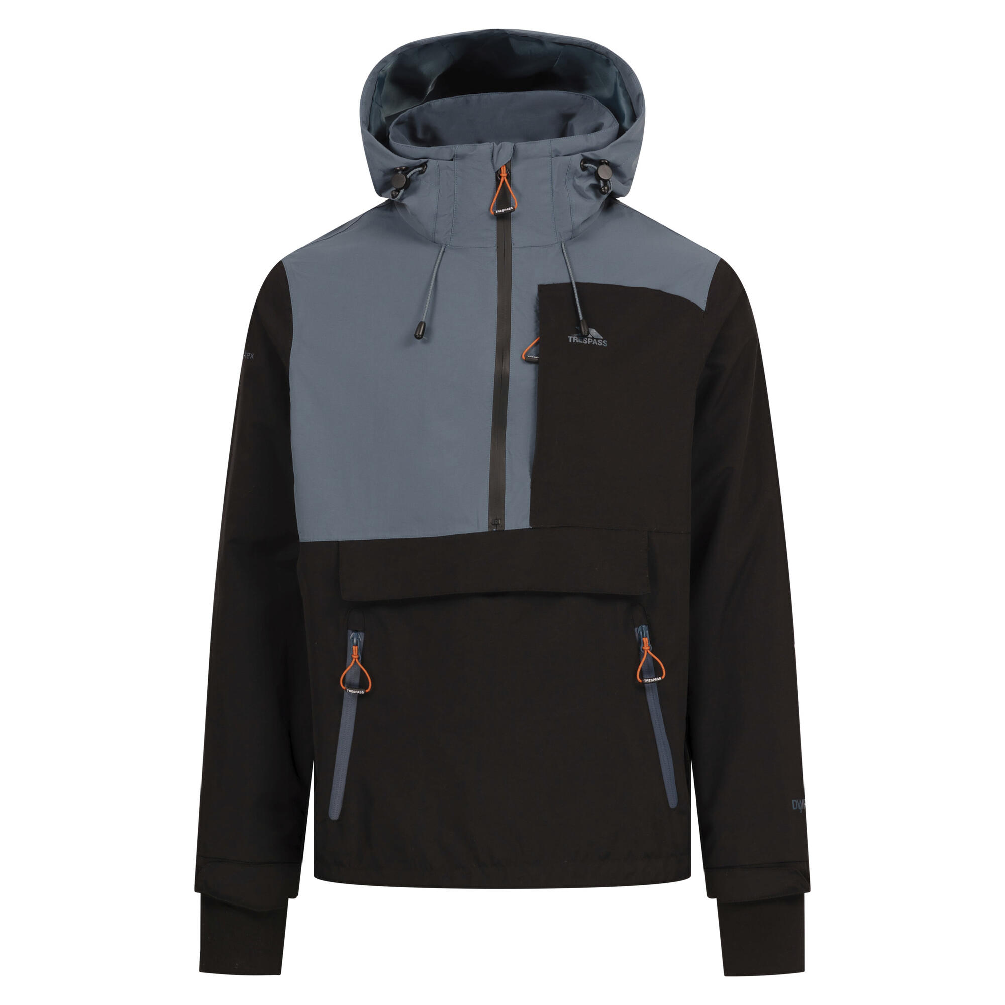 TRESPASS Scolpaig Giacca Impermeabile Uomo Trespass Nero