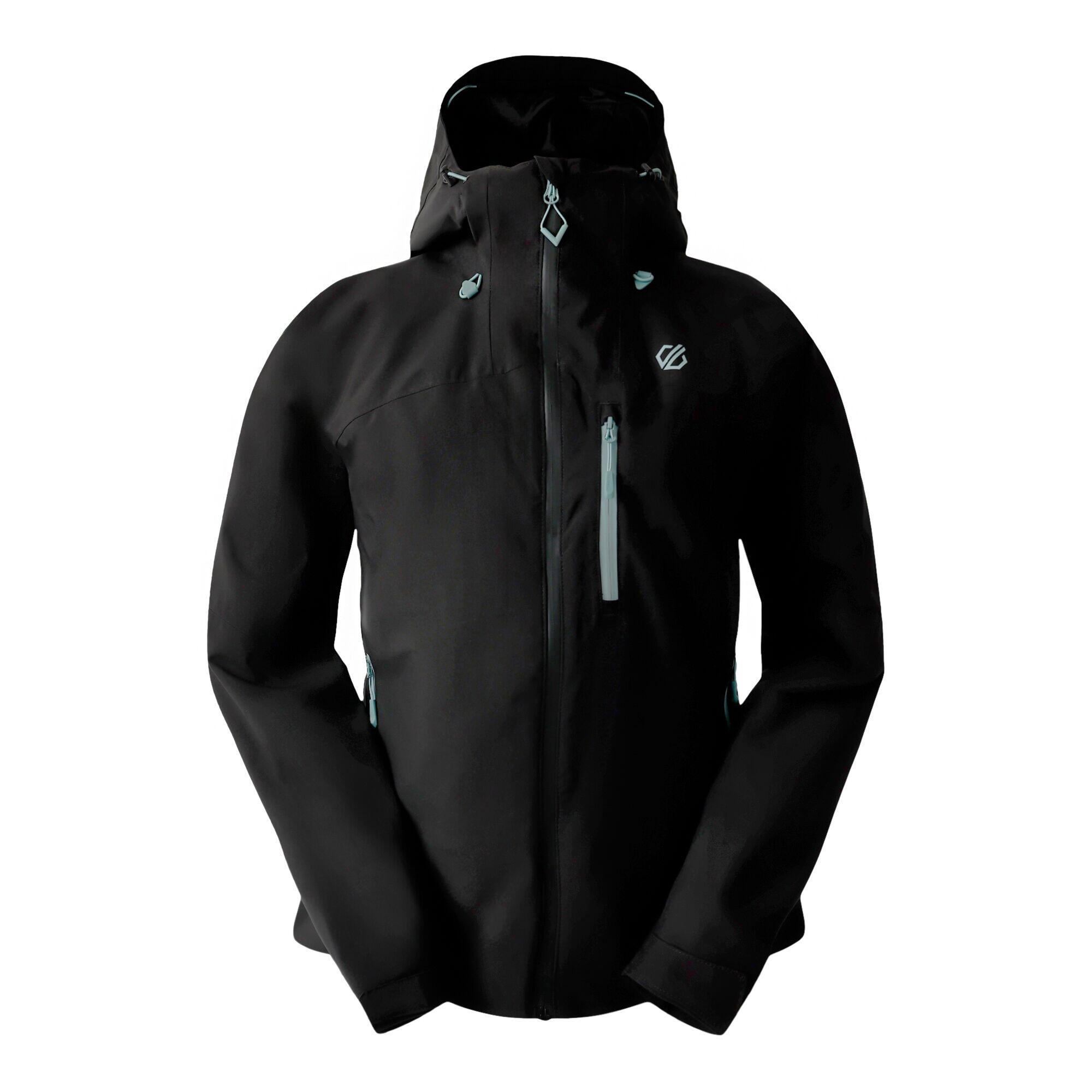 DARE 2B Womens/Ladies Torrek II Colour Block Waterproof Jacket (Black)