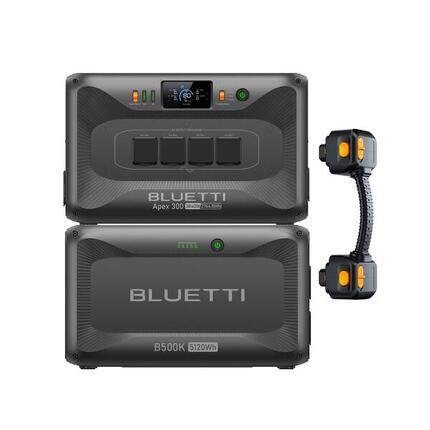 Zestaw stacja zasilania BLUETTI Apex 300 (AC380)+B500K2 - 4x3840 W, 7,88 kWh