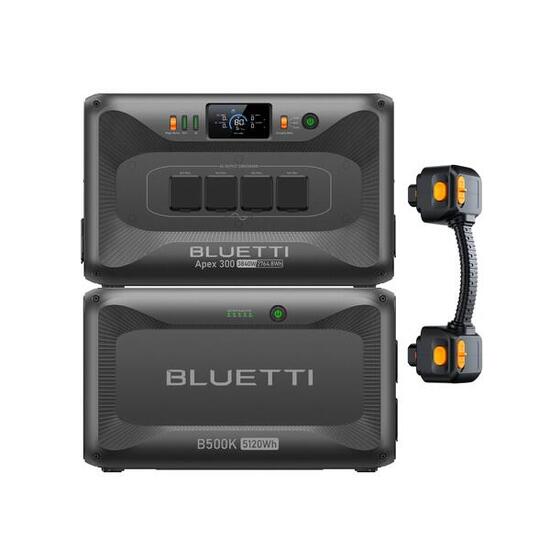 Zestaw stacja zasilania BLUETTI Apex 300 (AC380)+B500K2 - 4x3840 W, 7,88 kWh