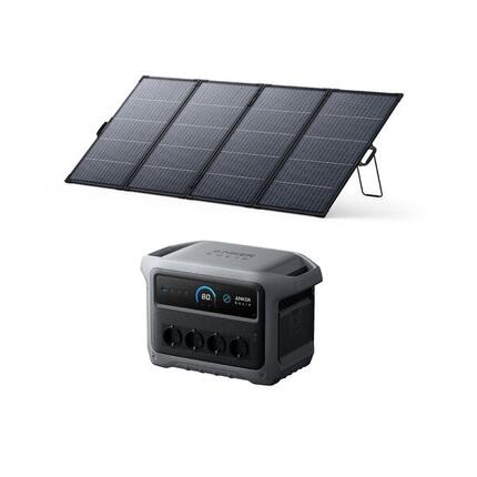 Kit Powerstation Anker C1000X Gen 2 mit Bifaziales Solarpanel 400 W (0% MwSt)