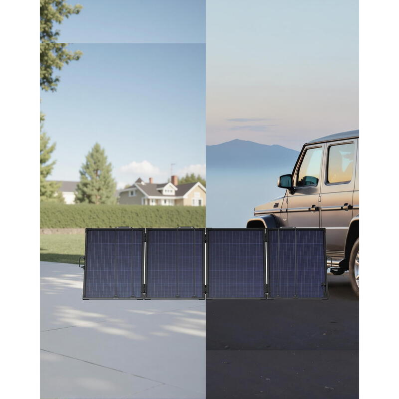 Panou solar bifacial portabil ANKER SOLIX PS200, 200W pentru C2000/C1000X/C800X