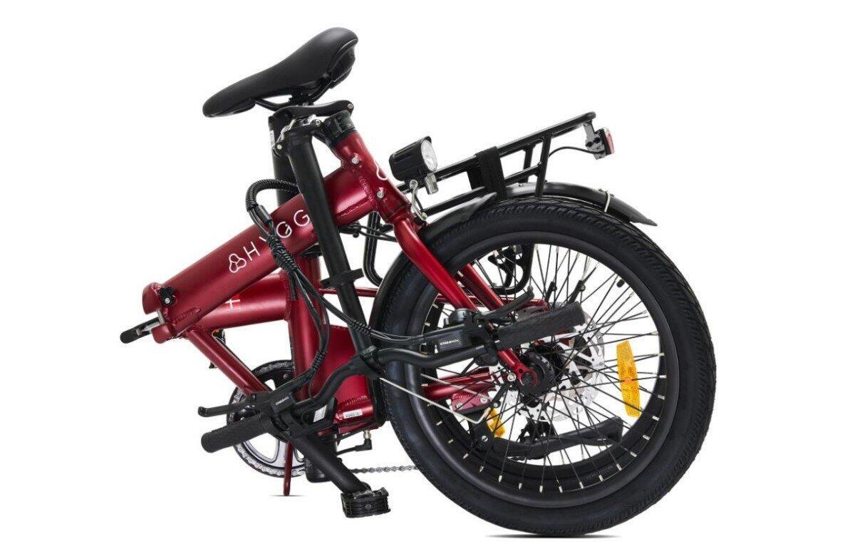 Hygge Virum vouw-e-bike 250W, Sangria Red 3/3