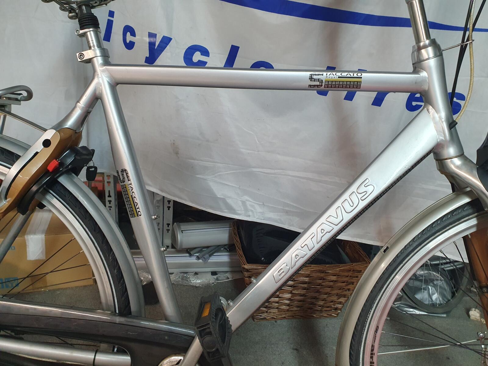 Batavus Staccato Royal, Shimano shifter, metal/grijs 5/7