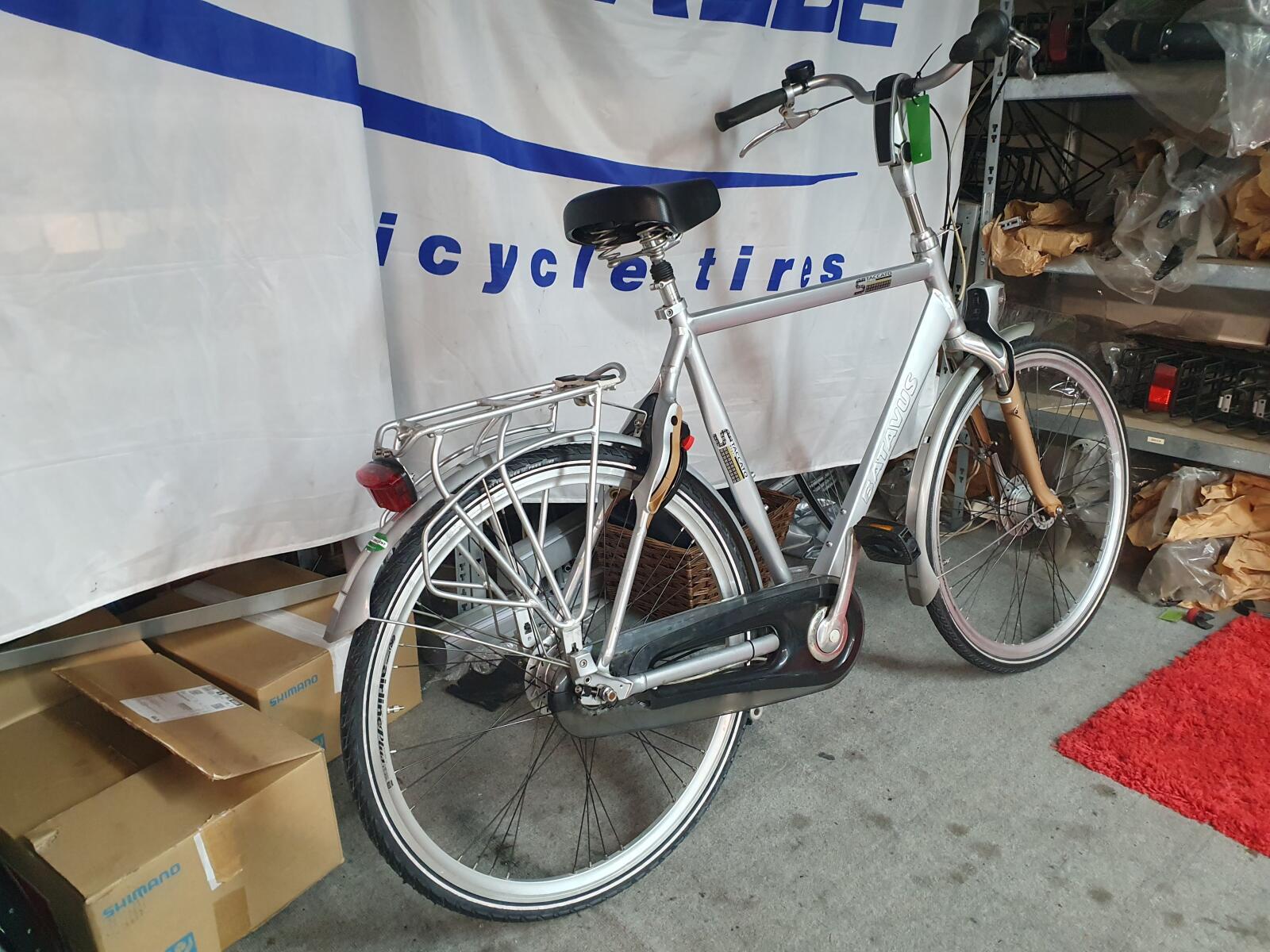Batavus Staccato Royal, Shimano shifter, metal/grijs 4/7