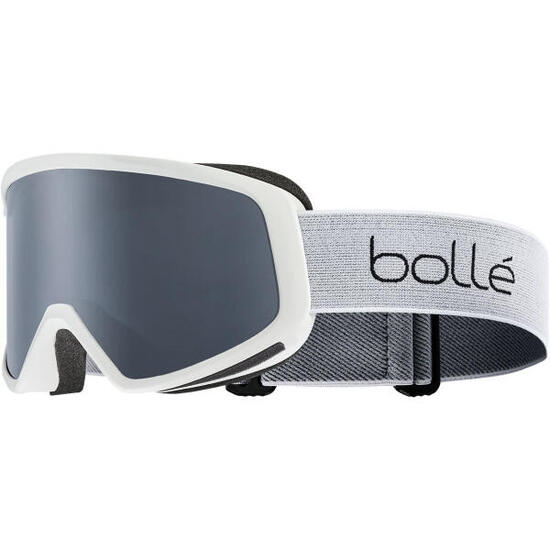 Masque de ski BEDROCK White Matte - Grey Cat 3