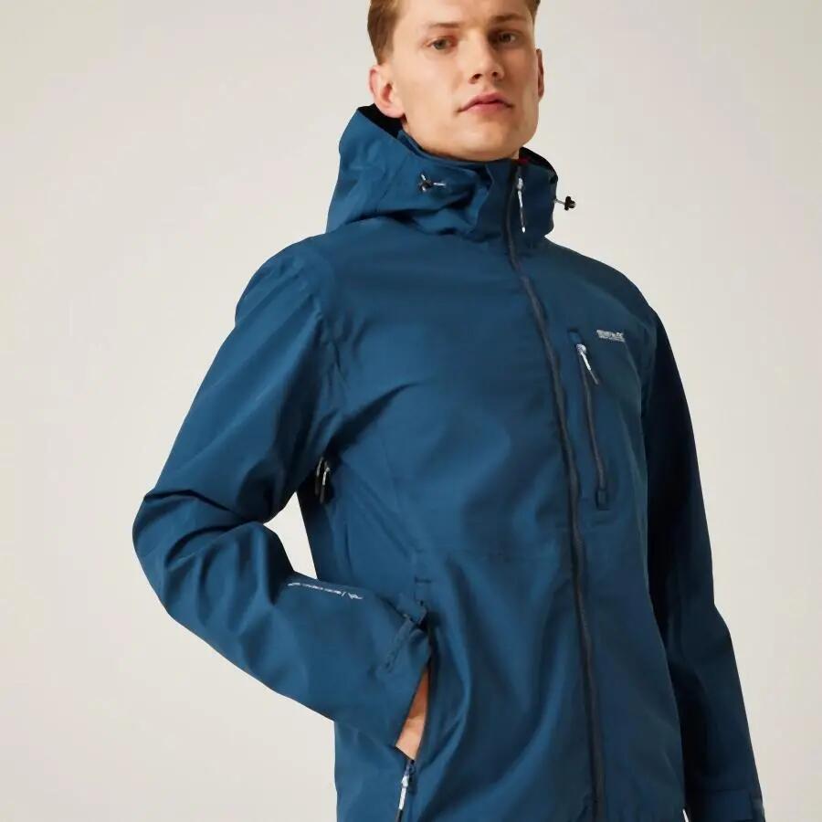 Giacca - trekking,pesca - uomo - impermeabile - bosfield ii - blu 2/7