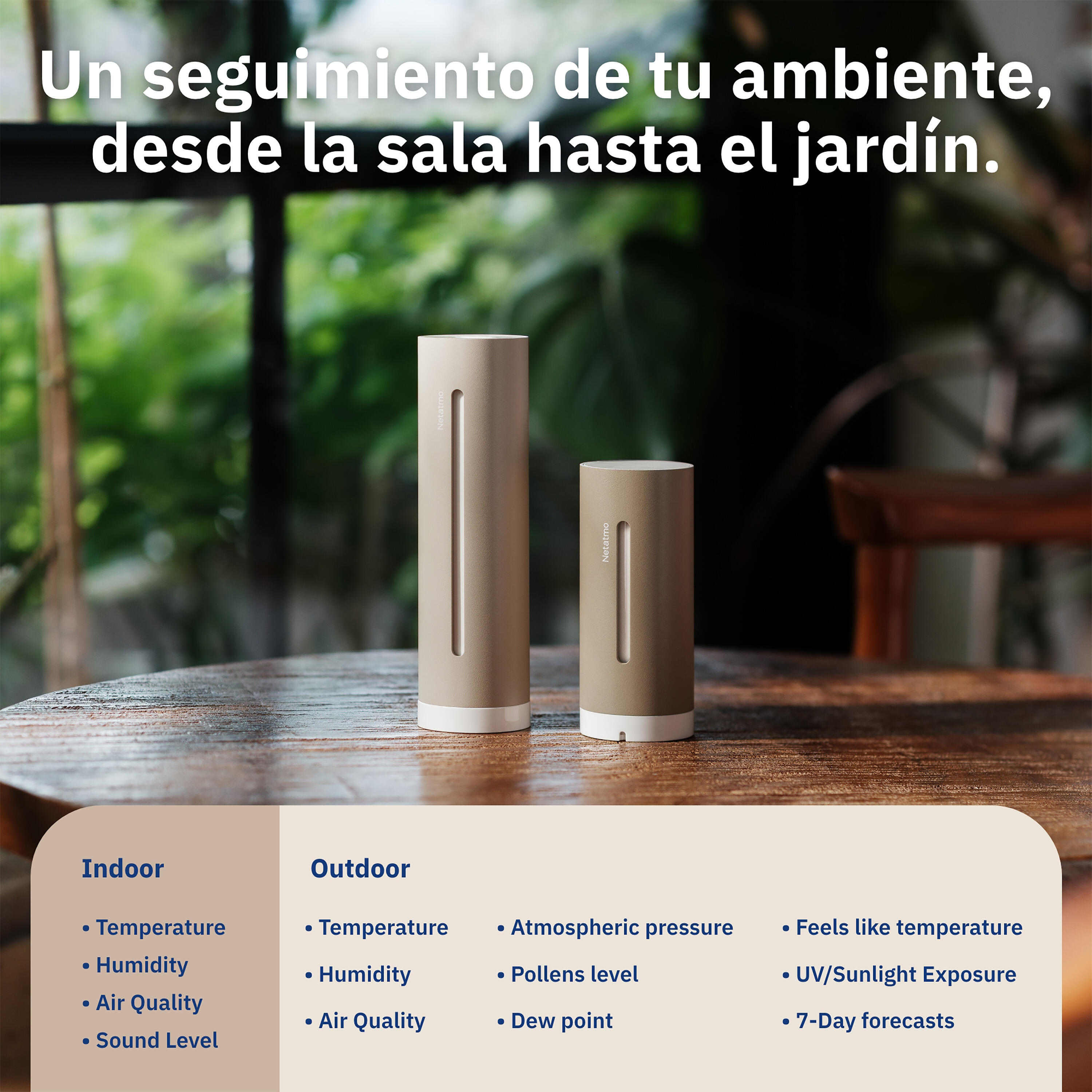 Netatmo estación meteorológica original beige arena 4/5