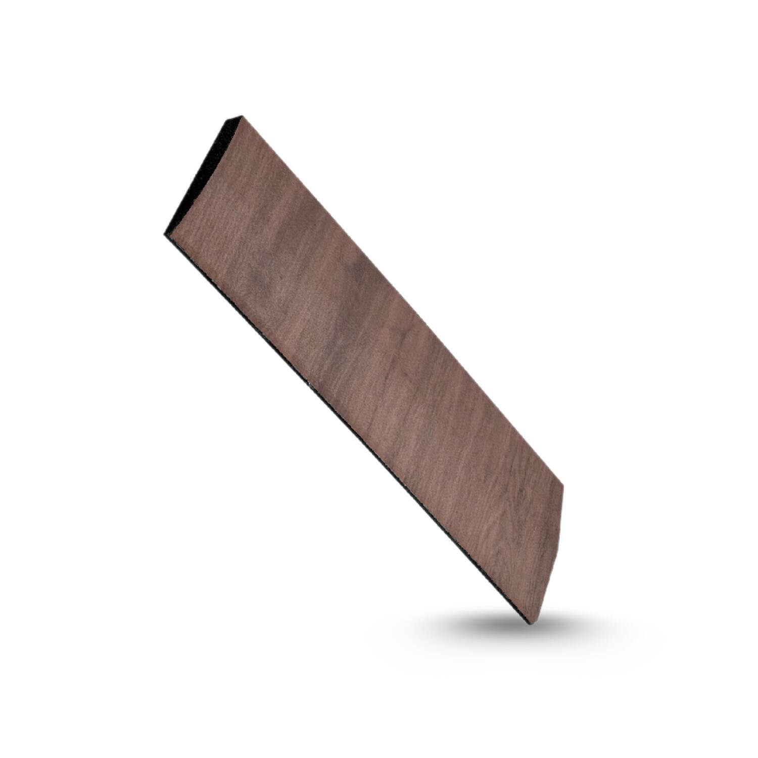 Dark Brown Wood Patterned Floor Edge Trim, Model W1 - Homefittools