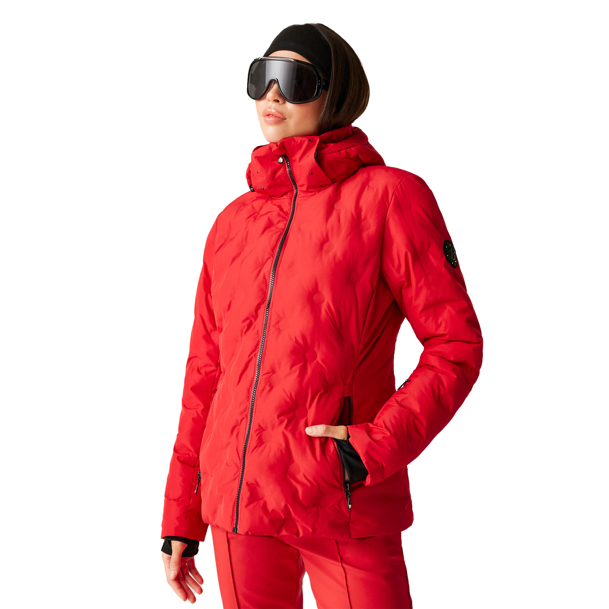 Skijacke für Damen Rot 4/5