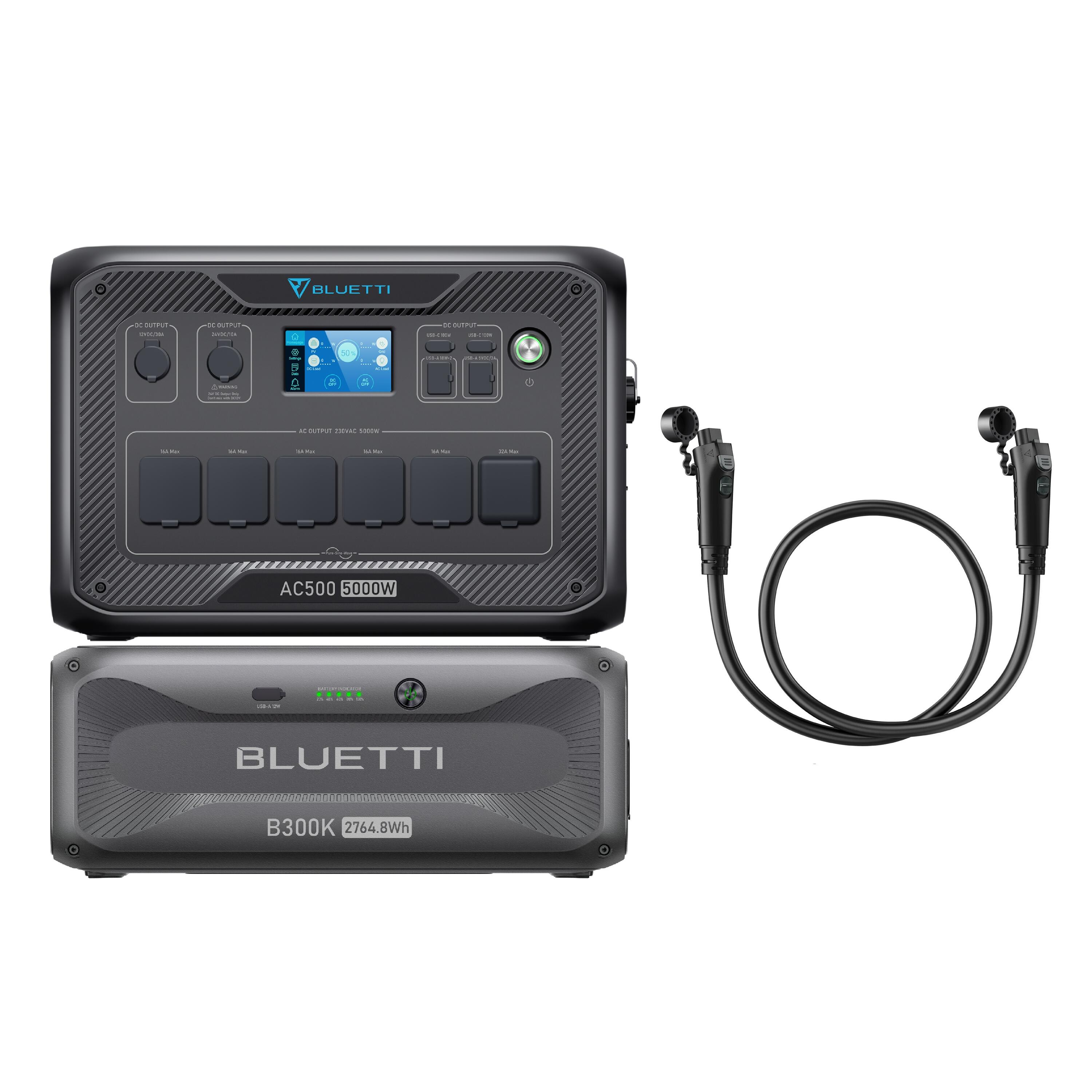 Batterieerweiterung BLUETTI B300K, 2764,8 Wh, für AC500 (0% MwSt) 7/7