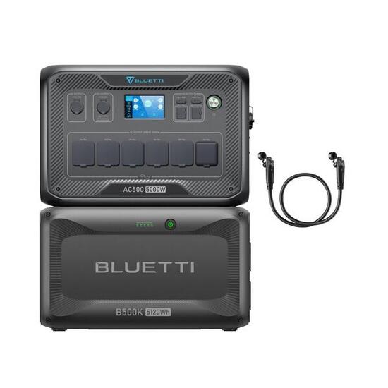 Kit Powerstation BLUETTI AC500+B500K, Batterie 5120Wh (0% MwSt)