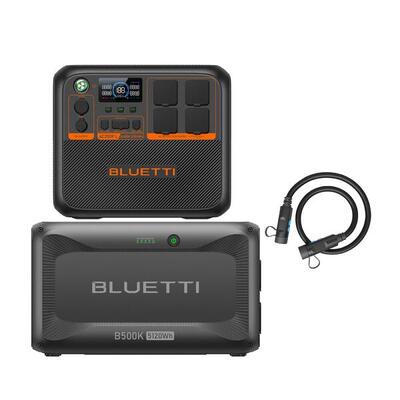Kit powerstation bluetti ac200pl+b500k, batterij 7424 wh