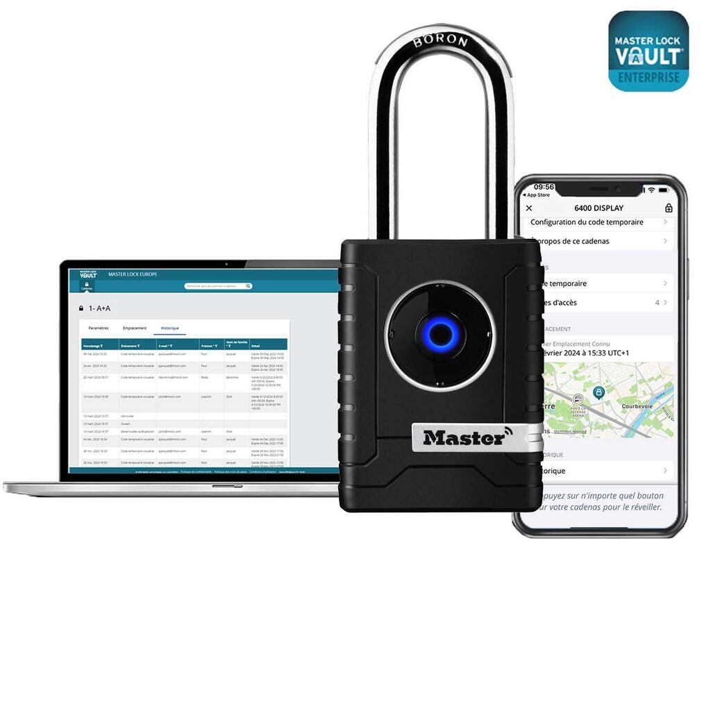 4401EURLHEC Bluetooth Smart Padlock for Professional and Private Use