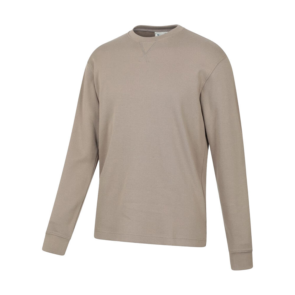 Sweat Manches Longues Motif/style Texturé TILLSBURY Homme (Beige Foncé) 3/3