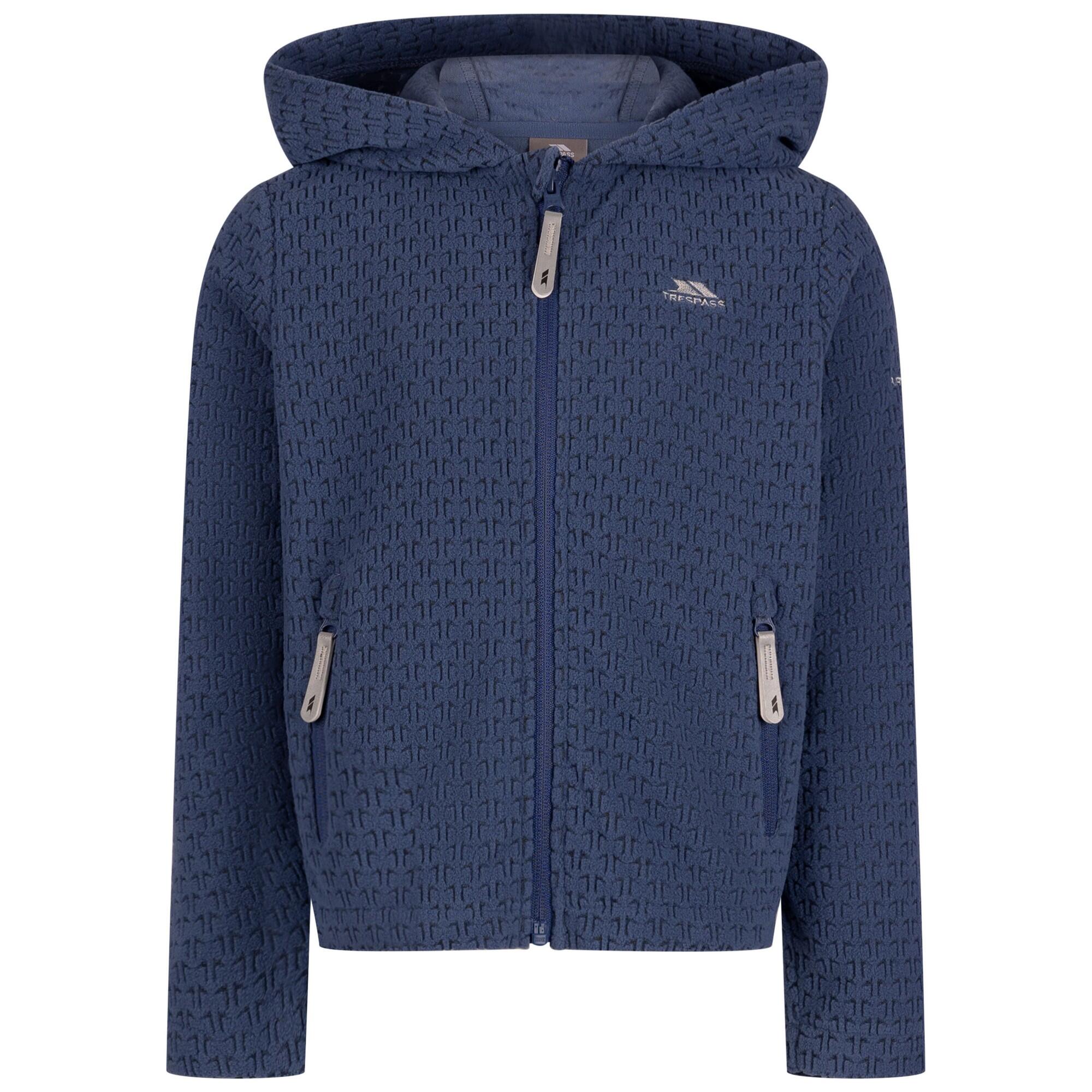 TRESPASS Childrens/Kids Everild AT200 Fleece Jacket (Blue Tone)