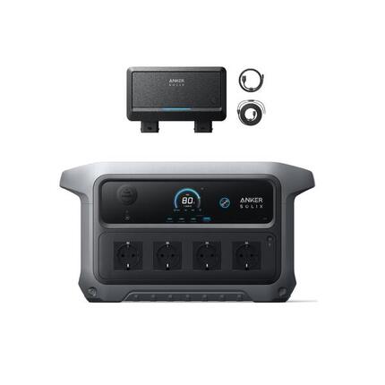 Kit Anker SOLIX C2000 Gen 2 mit Alternator Charger, 1200W Dual-DC-Ladegerät