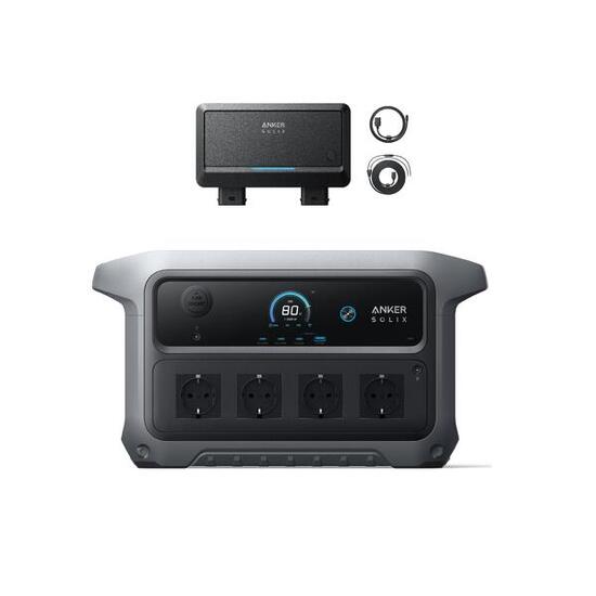 Kit Anker SOLIX C2000 Gen 2 mit Alternator Charger, 1200W Dual-DC-Ladegerät