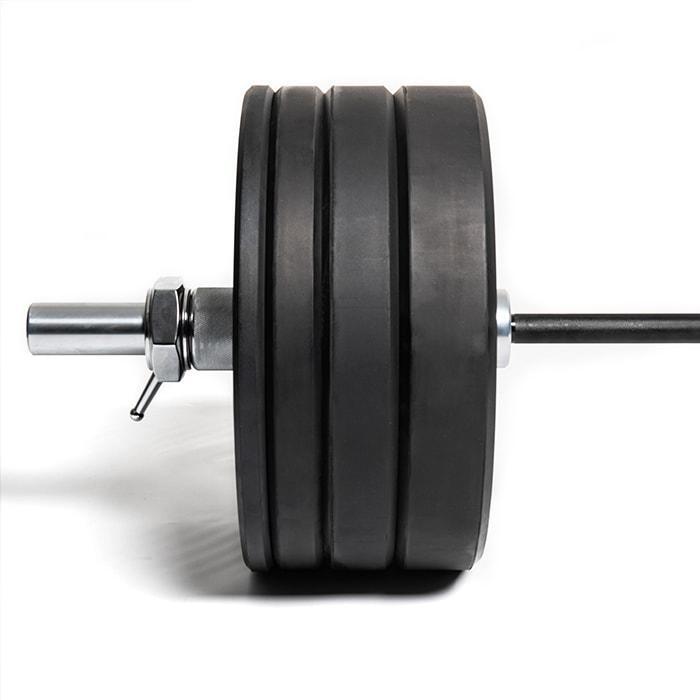 Disco Olimpionico Bumper Gommato 10 KG Foro 50 mm Pesi Palestra 3/7