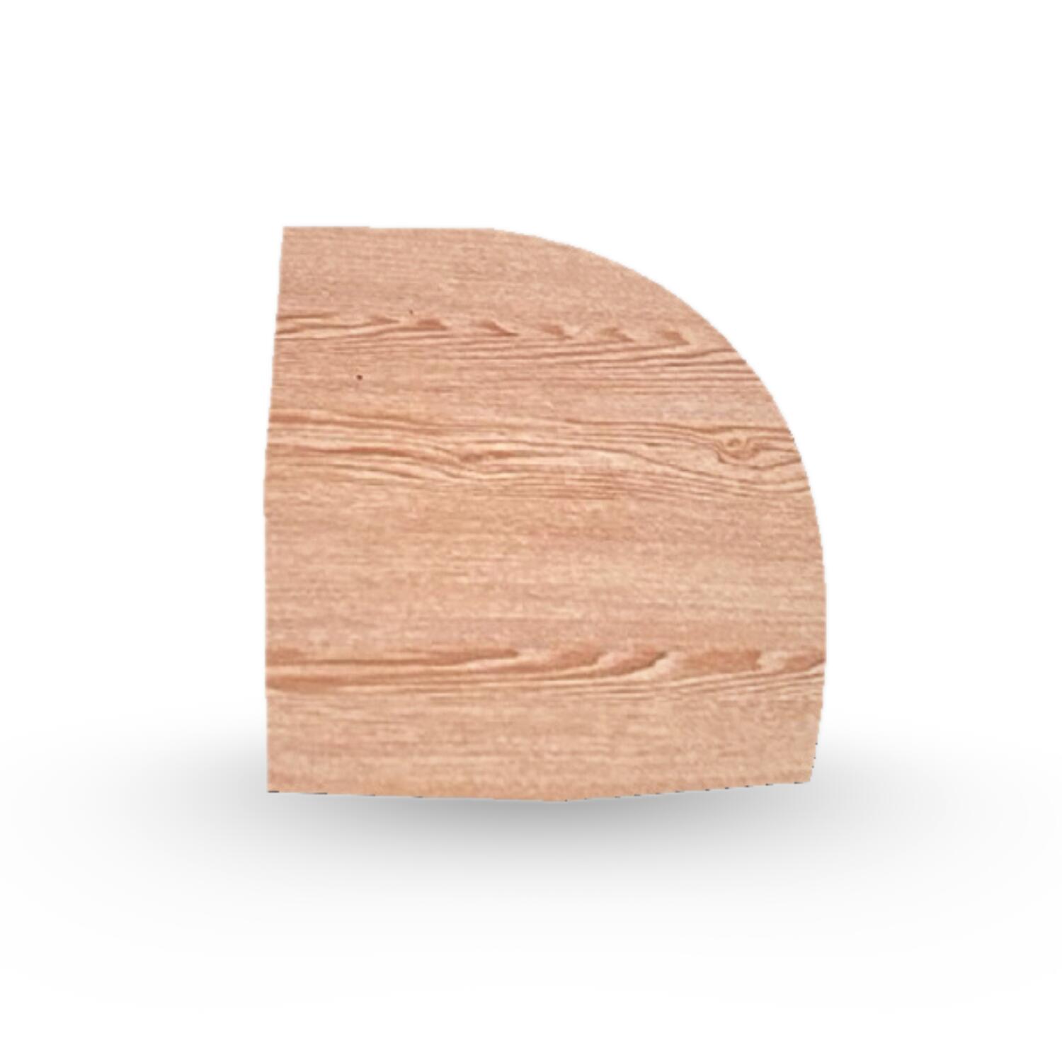 Floor tile, corner trim, wood pattern, light brown, model W4 - Homefittools