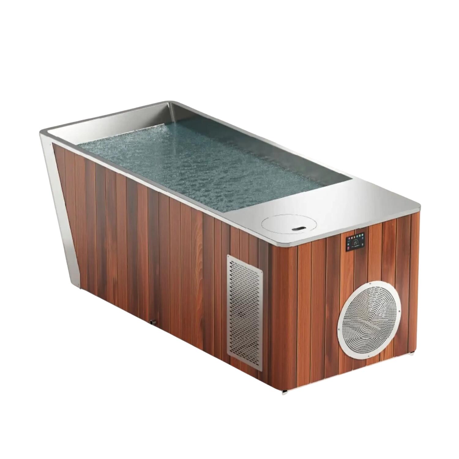 [PRE-ORDER] Ice Bath All In One Cold Plunge 1.0HP - Brown - Homefittools