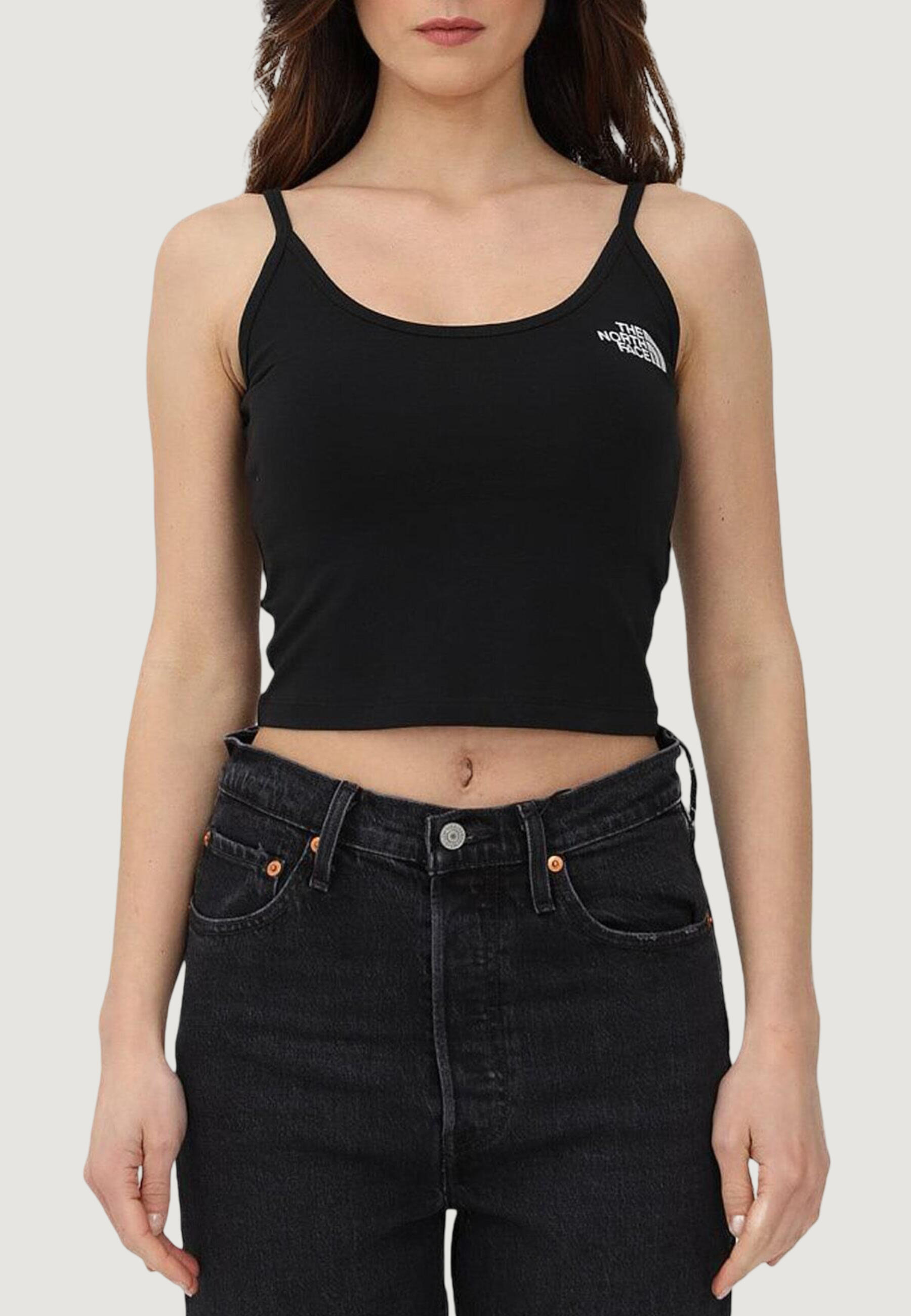 Camiseta sin mangas Slim Crop Tank MUJER 2/4