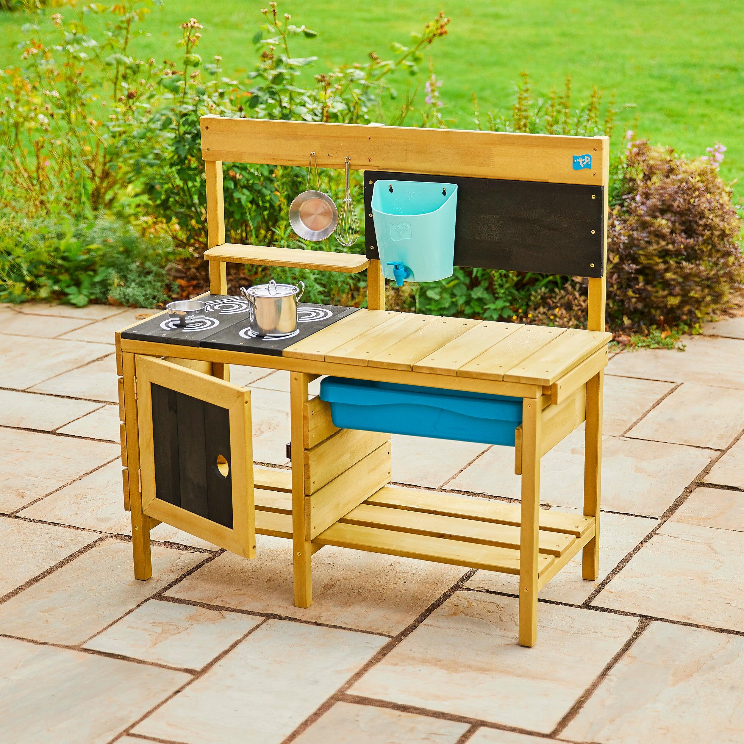 Buitenkeuken voor kinderen DELUXE bruin FSC® 4/5