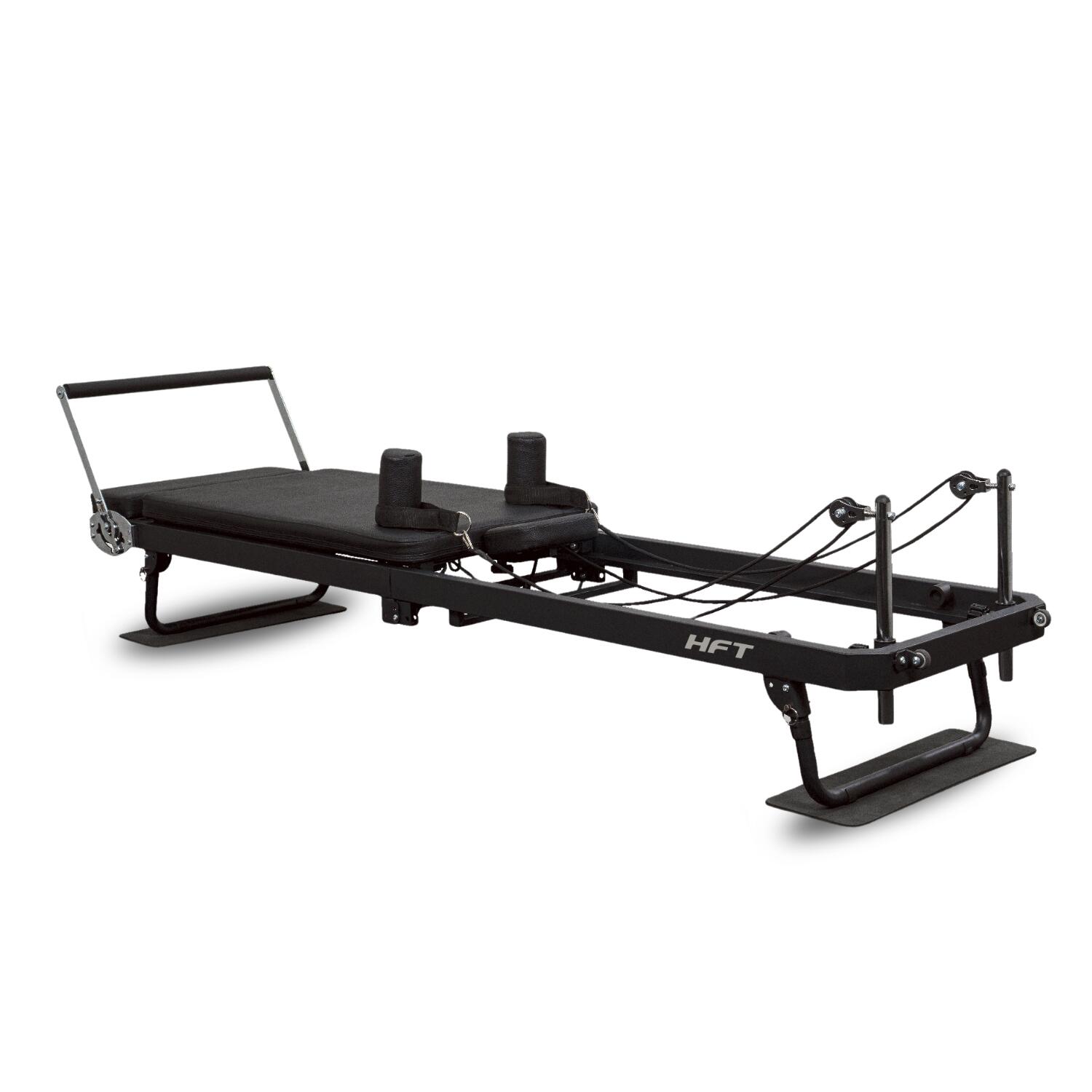 Foldable Pilates Reformer, Lite Model, Black - Homefittools
